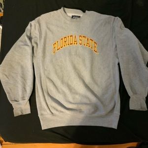 Vintage Steve & Barry’s Florida state grey crew neck hoodie